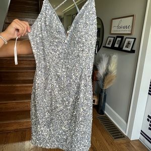 Prom, formal, homecoming dress. Primavera sz 10. Brand new never worn Cross back